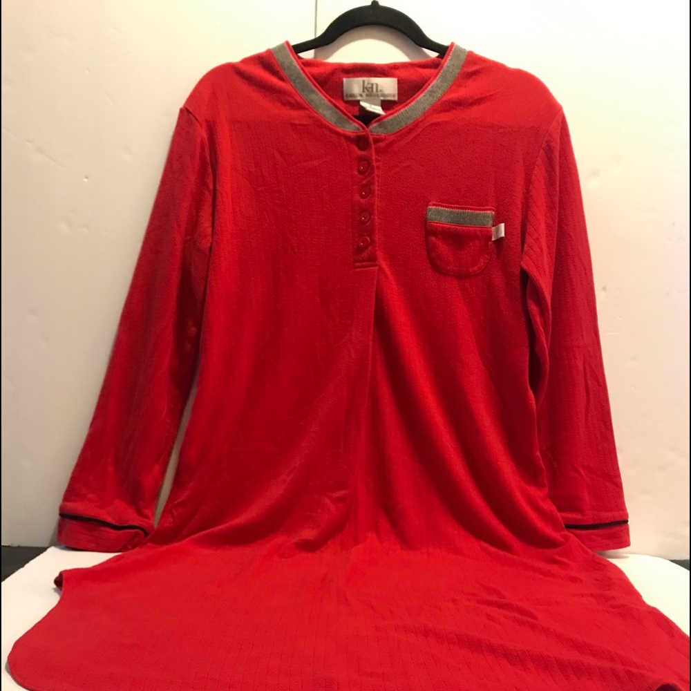 Long sleeves warm cotton sleepwear